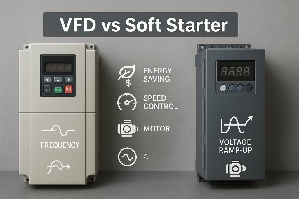 difference between VFD and soft starter