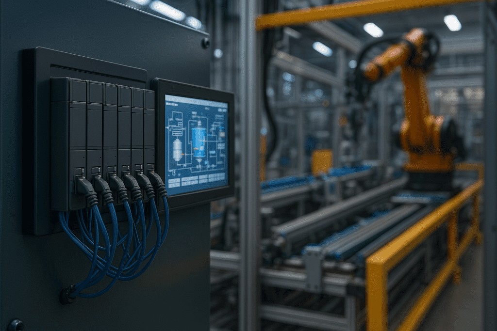 PLC Automation & IoT Device Monitoring in Manufacturing 2025