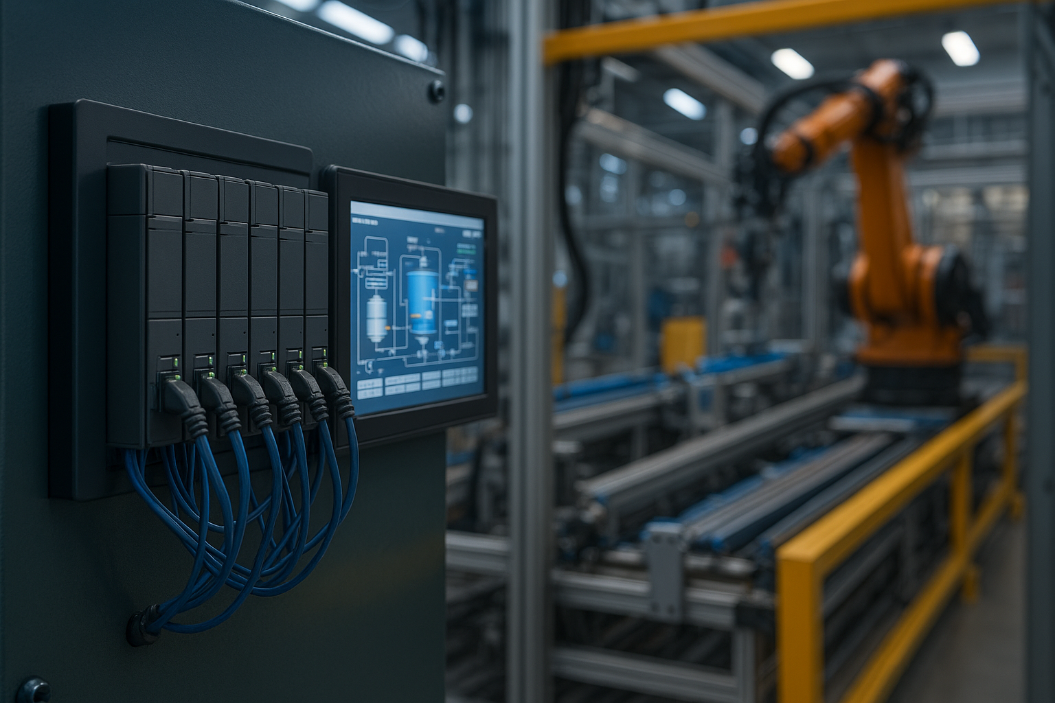 PLC Automation & IoT Device Monitoring in Manufacturing 2025