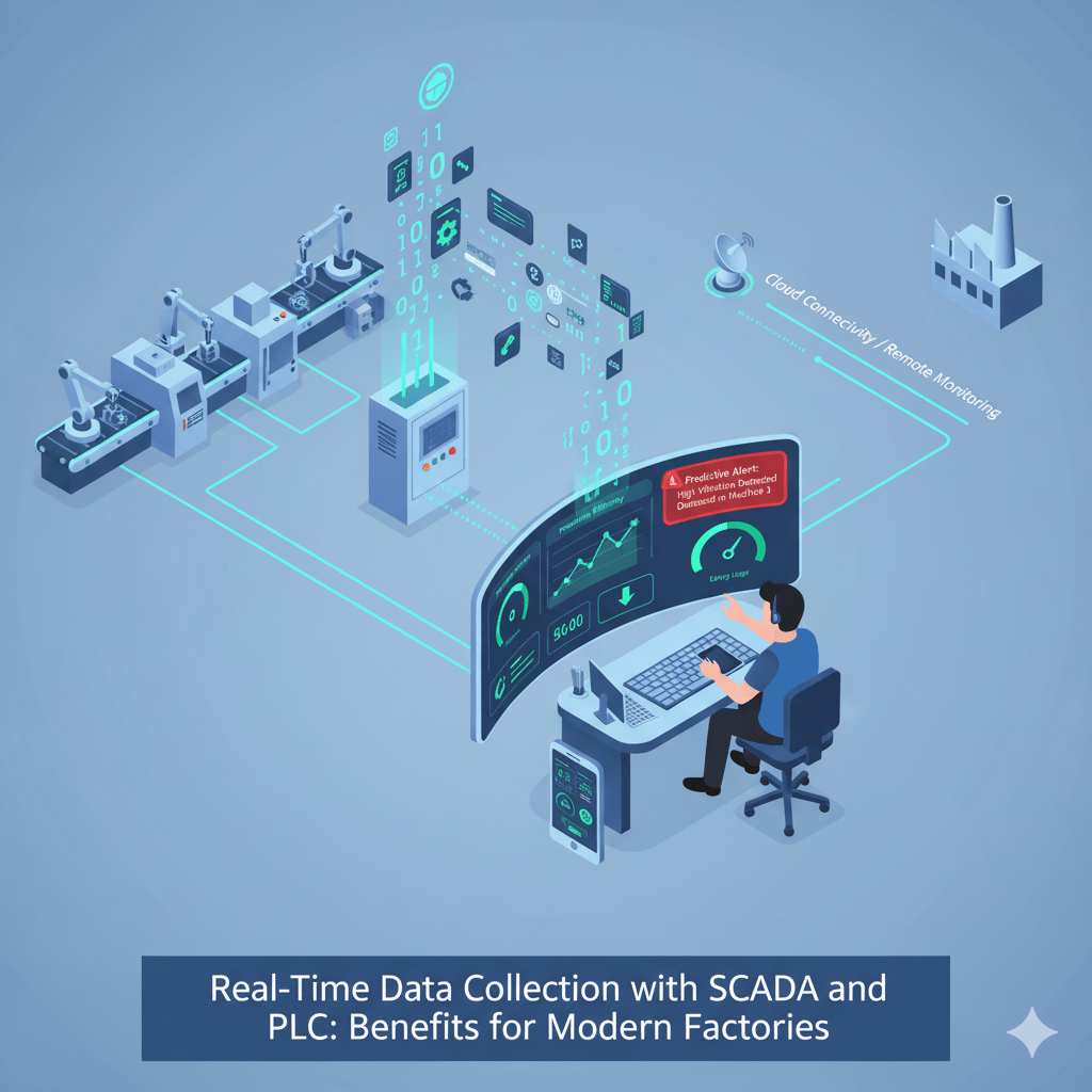 SCADA and PLC in Industrial Automation