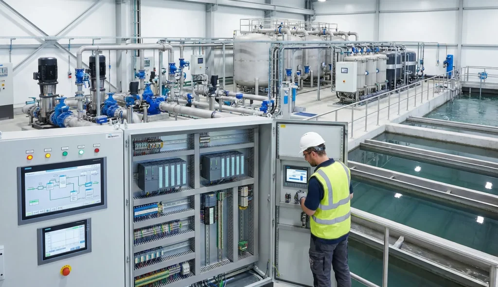 PLC in wastewater treatment