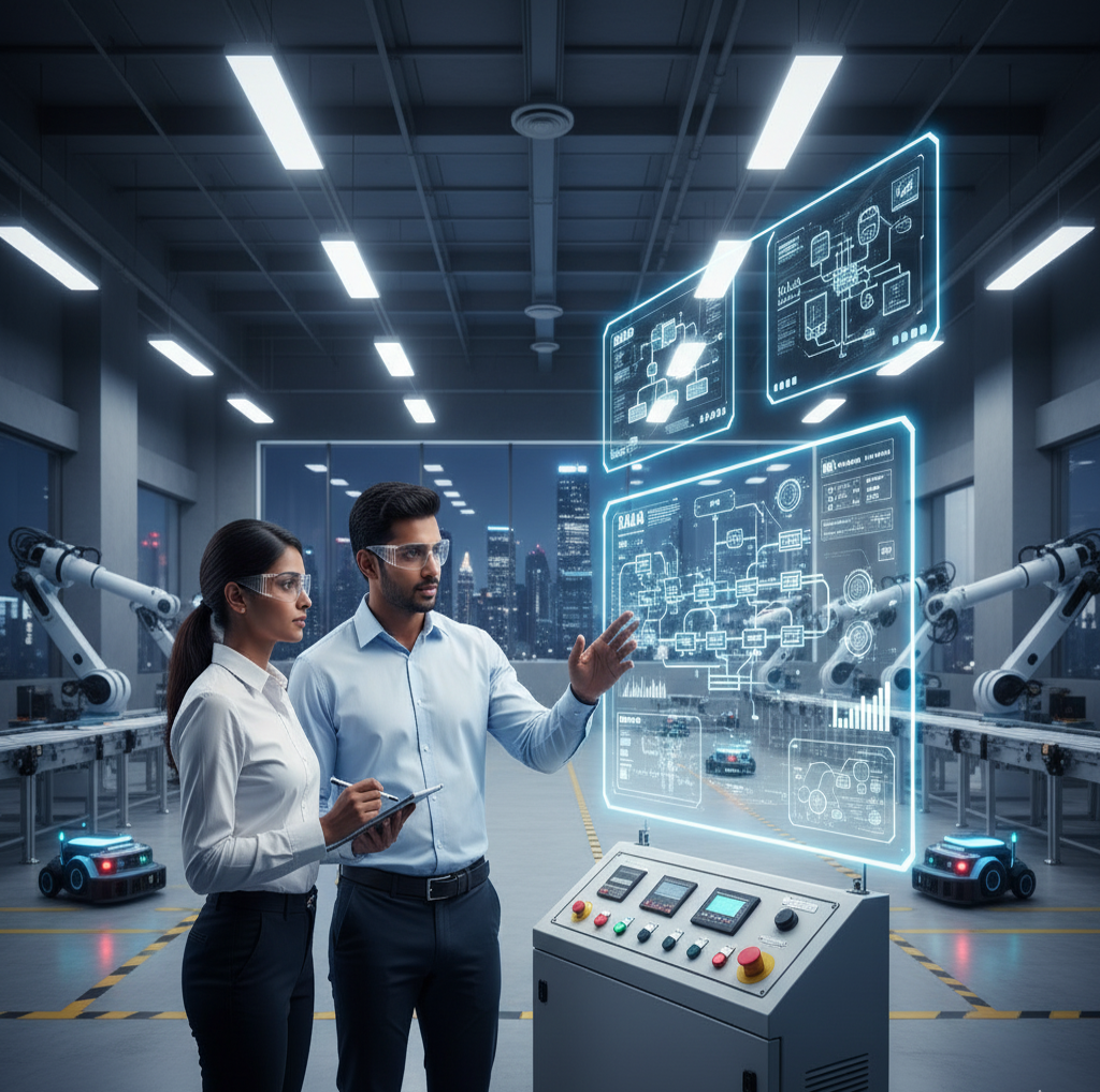 PLC and SCADA for engineers