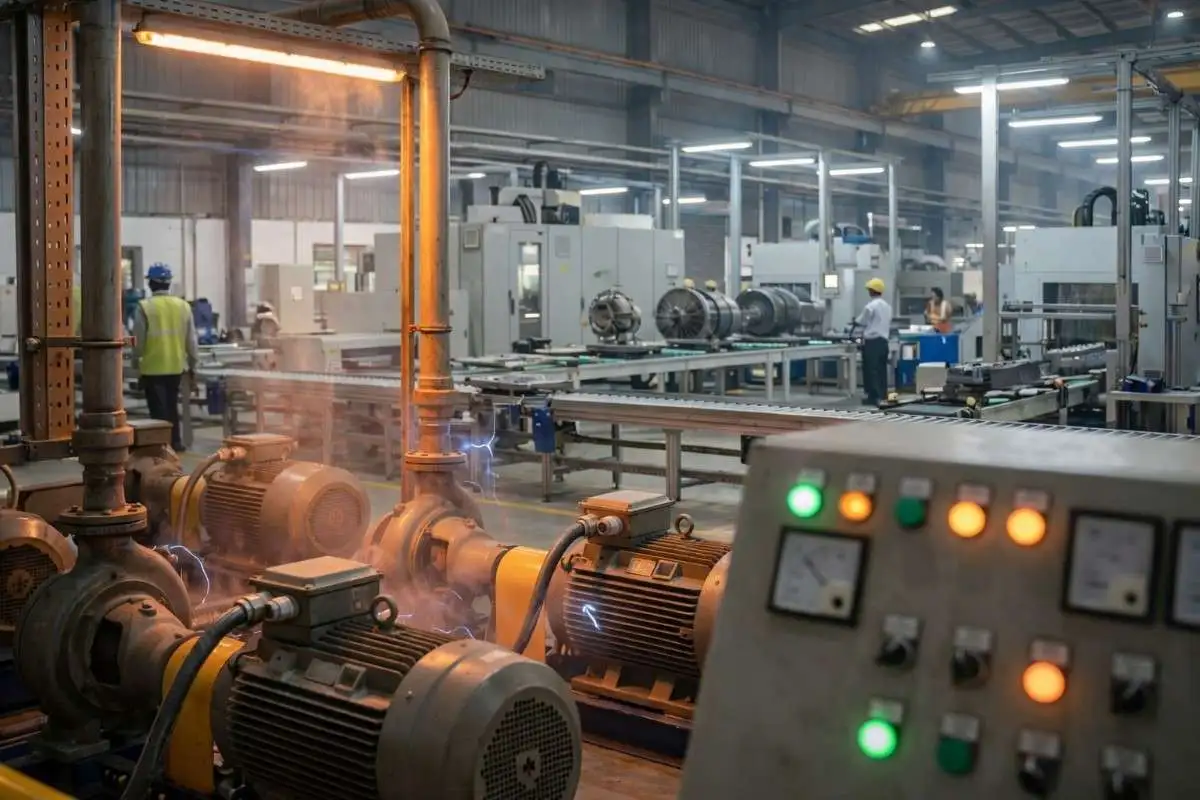 Industrial electricity waste