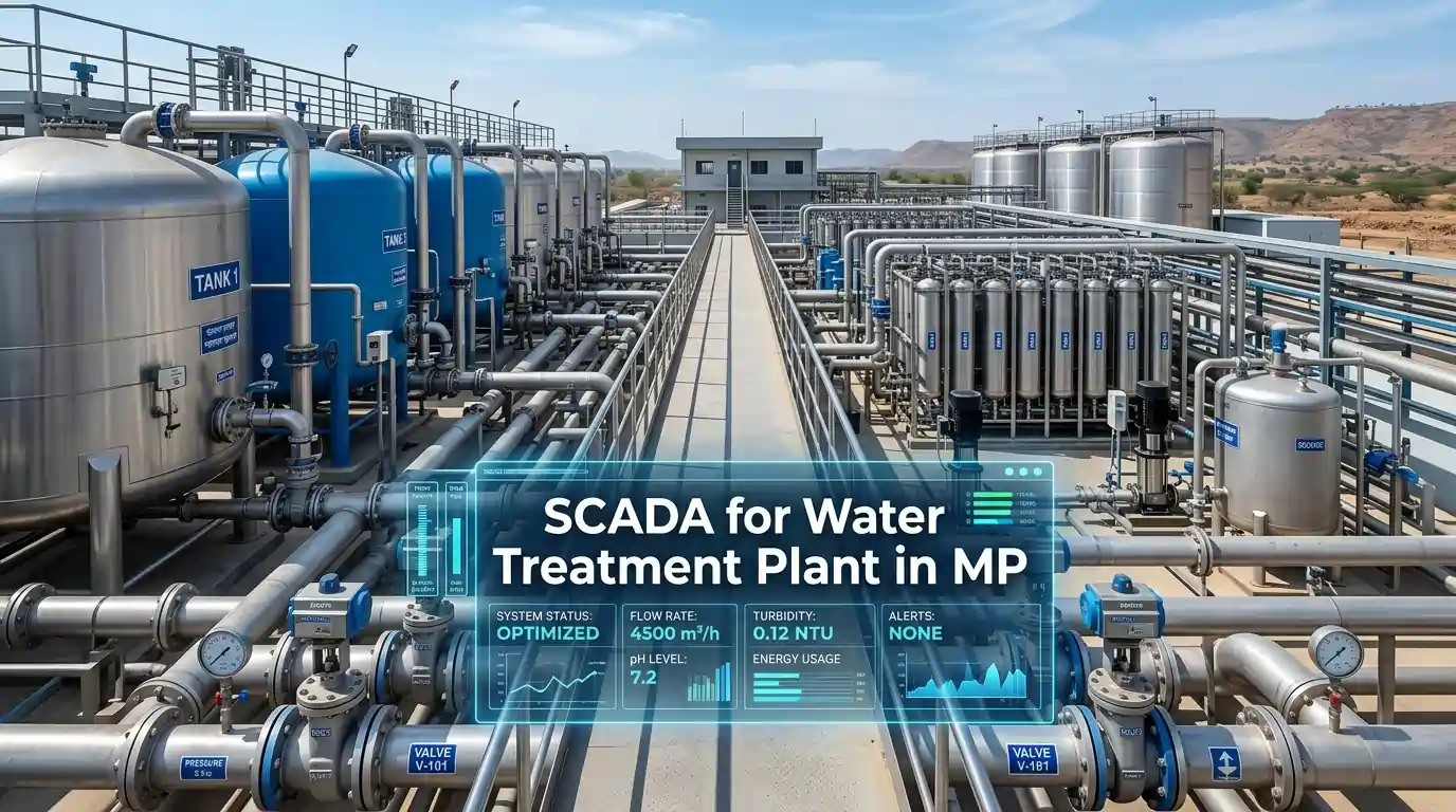 SCADA for Water Treatment Plant in MP